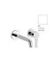 Paini Built-in Mixer & Spout Set for for Bathroom Sink White