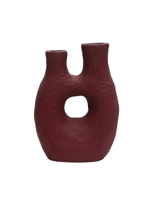 HomeMarkt Decorative Vase Namentis Brown 27x13.5x37cm