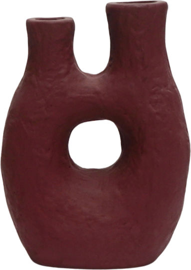 HomeMarkt Decorative Vase Namentis Brown 27x13.5x37cm