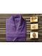 San Lorentzo Bademantel mit Kragen Purple 400gr/m²