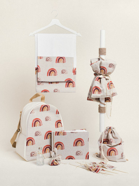 Beauty Home Set Botez Curcubeu cu Temă Curcubeu