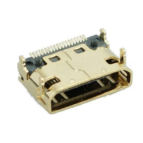 HDMI-Stecker Mini C Typ1 Kupfer Gold