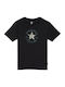 Chuck Taylor Γυναικείο T-shirt Floral Μαύρο