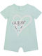 Guess Baby Bodysuit Short-Sleeved Bay Leaf Mint