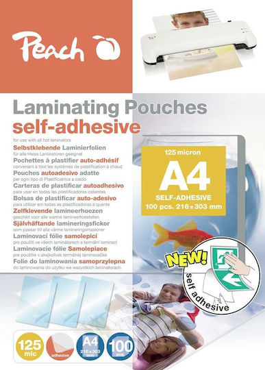 Peach Foaie De Laminare A4 125 Microni