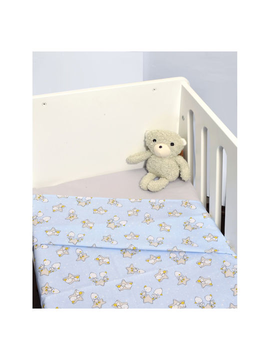 Baby Oliver Σετ Μπλε 80x100εκ.