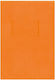 Flexibler oranger Buchumschlag Typotrust