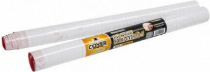 Topteam Transparent Self-Adhesive Book Covering 10 Meters