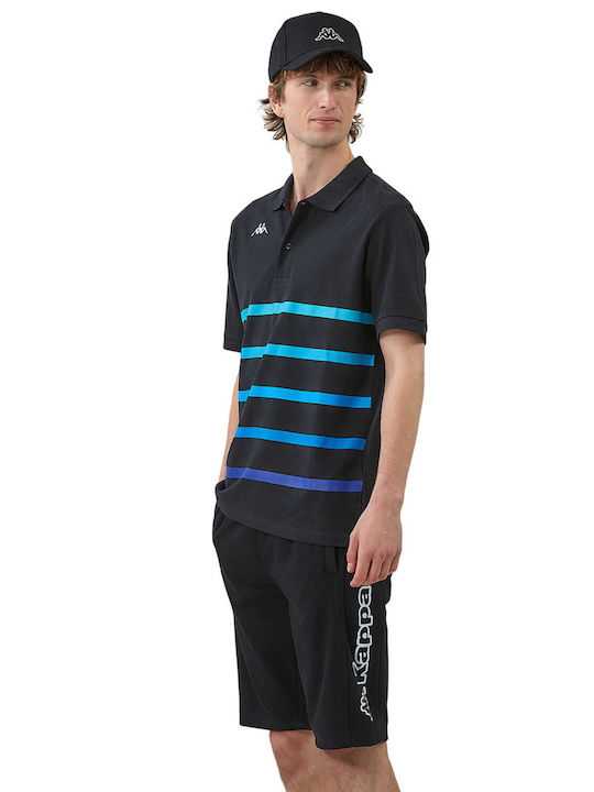 Feystripe Polo Short Sleeve T-shirt Black