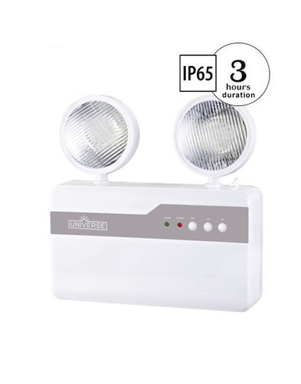 Universe Rechargeable LED Emergency Light with Battery Powered 1pcs