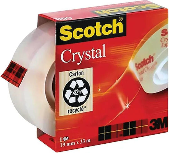 Κολλητικες Ταινιες Scotch 3μ 600 19x33m Crystal