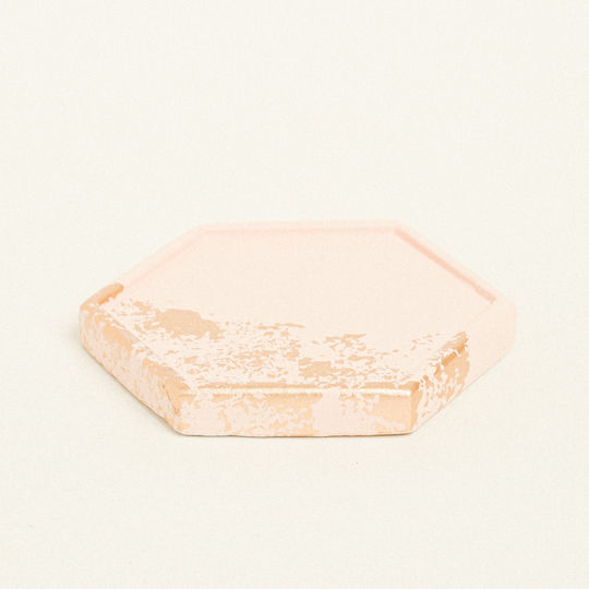 Beauty Home Untersetzer Keramik Gold 9x10cm 1Stück