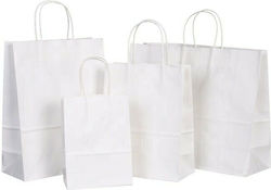 Paper Bag 26x12x36cm White 25pcs