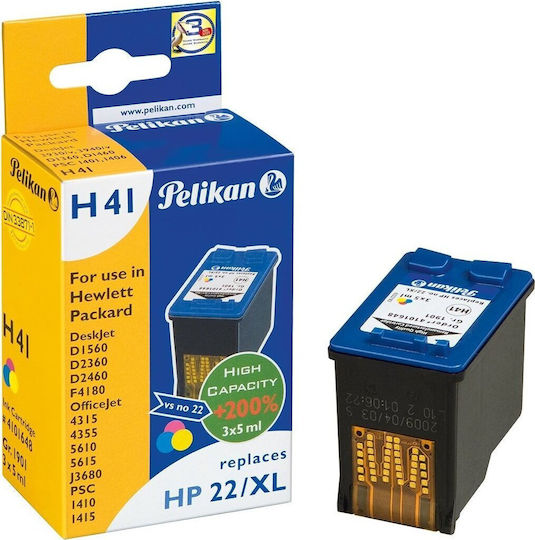 Pelikan Kompatibles Tintenstrahldrucker-Tintenpatronen-Paket HP C9352CE 2200 Seiten Mehrere (Farbe) 1Stück