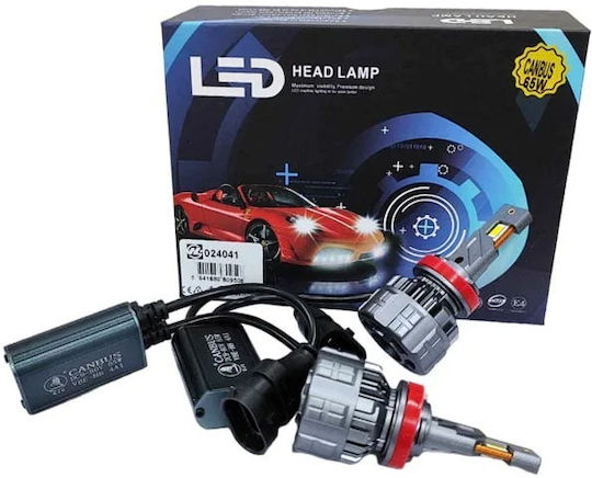 Lampen Auto V8E HB3 Canbus LED 6000K Kaltes Weiß 12V 65W 1Stück