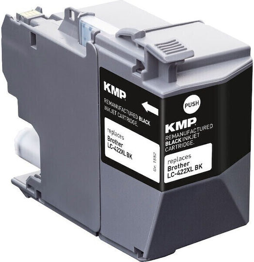 KMP Compatible Inkjet Printer Ink Package Brother LC422XLBK 450 Pages 66ml Black 1pcs
