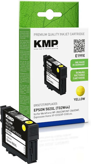 KMP Συμβατό Μελάνι Εκτυπωτή InkJet Epson 502XL Κίτρινο 1τμχ