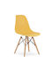 Osaka Kitchen Polypropylene Chair Mustard 45x45x50cm