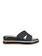 Women's Fabric Platform Shoes Black