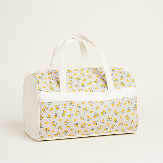 Beauty Home Baptism Bag Small Lemons Fabric 45x30x30cm