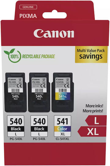 Pelikan Kompatibles Tintenstrahldrucker-Tintenpatronen-Paket Canon PG-540XL/CL541XL 500 Seiten Mehrere (Farbe) 1Stück
