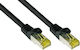 Good Connections S/FTP Кат.7 (10Gbps) Мрежов Кабел Ethernet 15м Черен