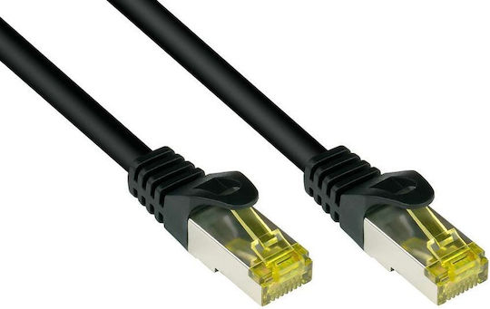 Good Connections S/FTP Кат.7 (10Gbps) Мрежов Кабел Ethernet 15м Черен