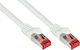 Alcasa S/FTP Кат.6 (Gigabit) Мрежов Кабел Ethernet 0.25м Бял