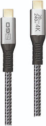 2GO USB 3.2 Video Cable USB-C Male - USB-C / Thunderbolt 3 240W PD Gold 2m 797515 2GO USB 3.2 Video Cable USB-C Male - USB-C / Thunderbolt 3 240W PD Gold 2m 797515