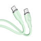 Voltme USB 2.0 Cable USB-C male - USB-C 60W PD Πράσινο 1m C2024