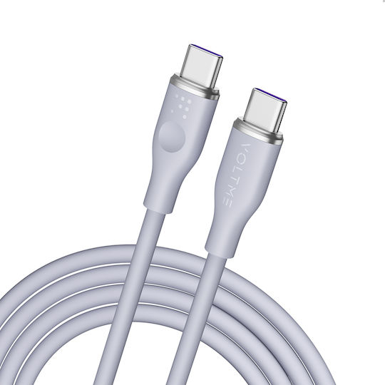 Voltme USB 2.0 Cable USB-C Male - USB-C 100W PD Green 1.8m