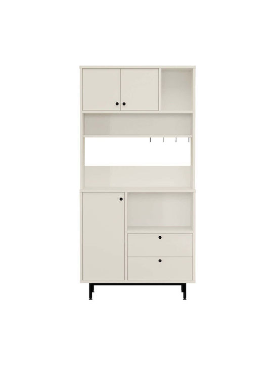 Bufet White Alb 88x35.5x180cm