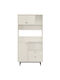 Bufet White Alb 88x35.5x180cm