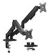 Powertech Stand Desk Mounted for 2 Monitors up to 32" with Arm (PT-1425)