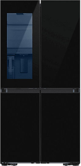 Samsung Вграден Хладилник Гардероб 645лт NoFrost В185.3xШ91.2xД73.1см. Черен RF65DB970E22EO