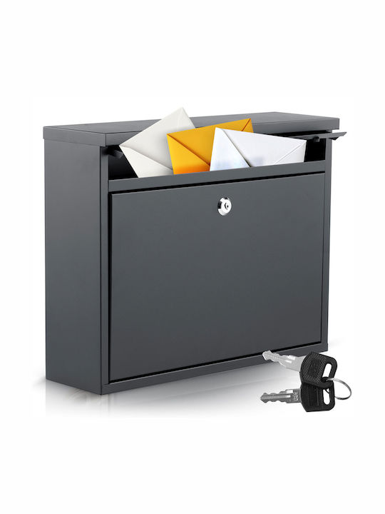 Humberg Cutie Poștală pentru Exterior Inox în Culoarea Negru 37.5x30.5x12cm