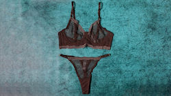 Ophelia's Dream Lingerie Brown Set 10my5548brn Ophelia's Dream Lingerie Brown Set 10my5548brn