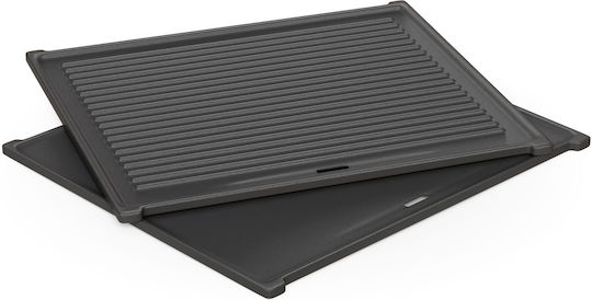 Thermogatz Backblech Beidseitig mit Gusseisen Grill Oberfläche 32x44cm