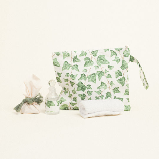 Beauty Home Toiletry Bag Oil Set Ivy Watercolor Look