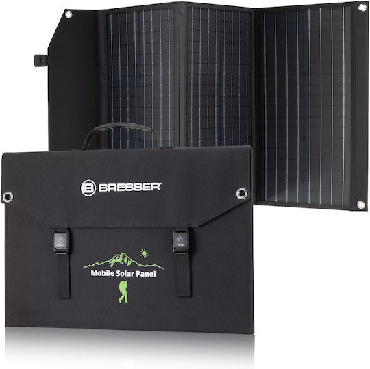 Bresser Solar Panel Charger 90W with USB Output for Portable Devices