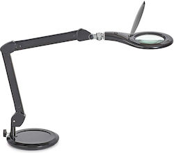 Maul LED Magnifying Lamp Makro Stand Black Maul LED Magnifying Lamp Makro Stand Black