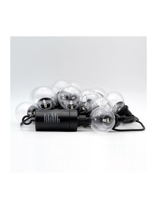 Luminite LED 4.9m. Albe Baterie tip Șir 1buc