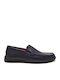 Δερμάτινα Ανδρικά Loafers σε Μπλε Χρώμα