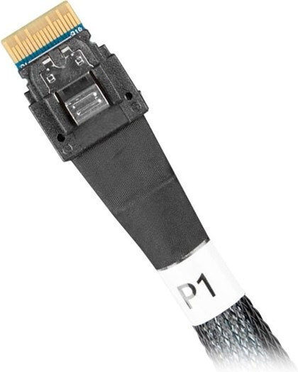 Icy Dock MCIO 8i SFF-TA-1016 към 2x SlimSAS 4i кабел 0.5 метра