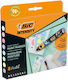 BIC Pastel Set Markers Multicolored Permanent Repair for Wood, Fabric, Porcelain and Glass 8pcs