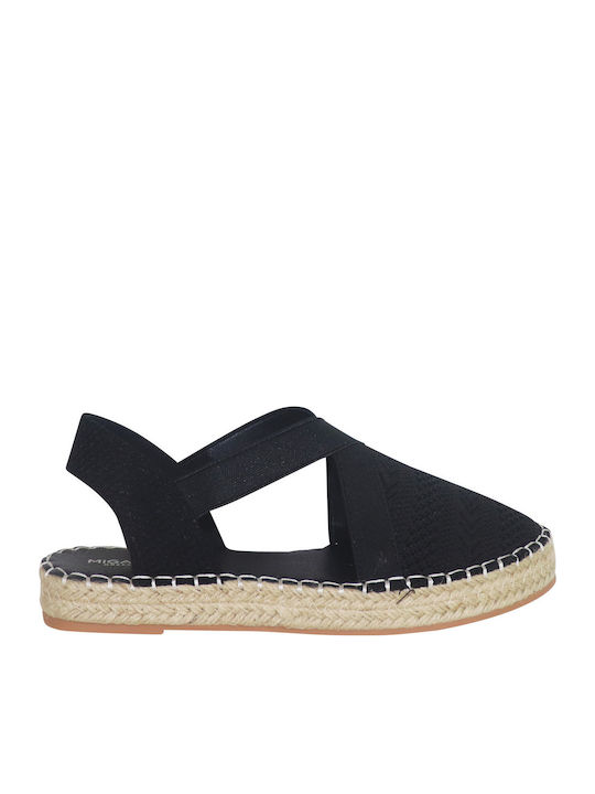Migato Women's Fabric Espadrilles Black