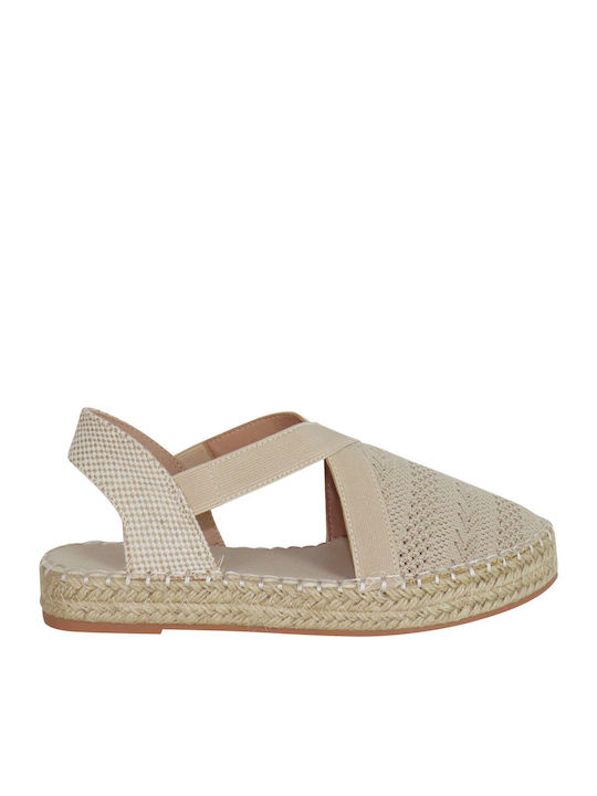 Women's Fabric Espadrilles Beige