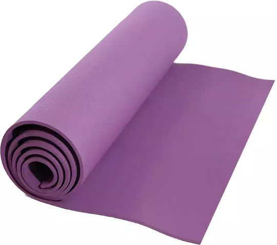 Liga Sport Στρώμα Γυμναστικής Pilates Μωβ (173x61cm)