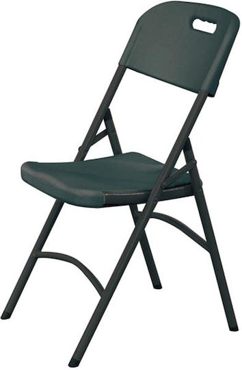 Catering-Stuhl Metallisch Schwarz 81x44x89εκ.
