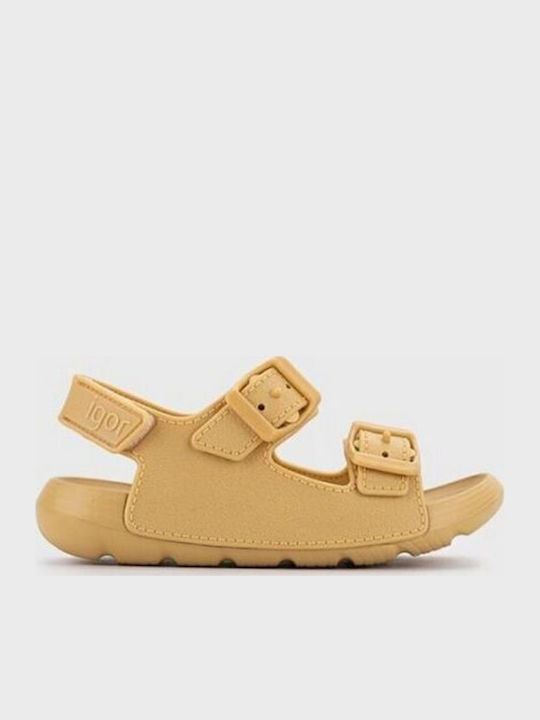 Igor Children's Anatomical Beach Shoes Yellow